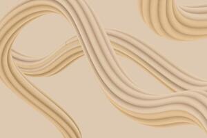 Abstract modern 3d background with flowing shapes vector