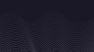 Abstract wave stripes lines pattern on white background vector