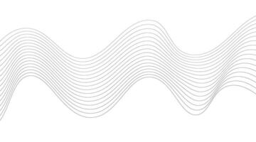 Abstract wave stripes lines pattern on white background vector