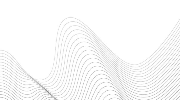 resumen ola rayas líneas modelo en blanco antecedentes vector