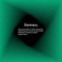 Abstract darkness background with hole vector