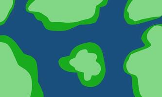 a map of a green and blue area with a river background pattern vector