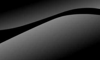 black and white abstract background with curved lines vector