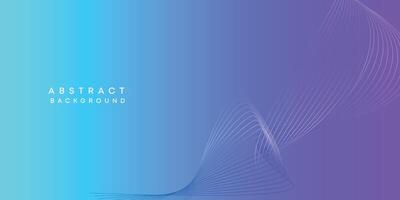 Abstract sky blue-purple digital future technology geometric flowing line background. Pink-blue gradient smooth wave lines web banner background for cover, flyer, card, header, poster, website vector