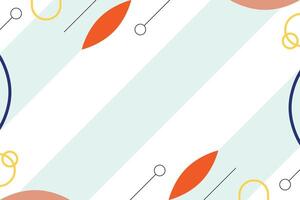 Abstract geometric shape element background template vector