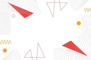 Abstract wireframe geometric shape element background template vector
