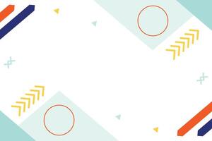 Abstract geometric shape element background template vector