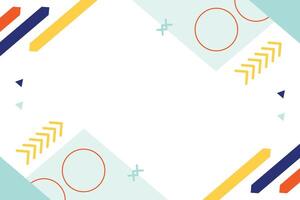 Abstract geometric shape element background template vector