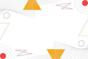 Abstract wireframe geometric shape element background template vector