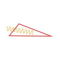 Abstract wireframe geometric shape element vector