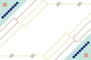 Abstract geometric shape element background template vector