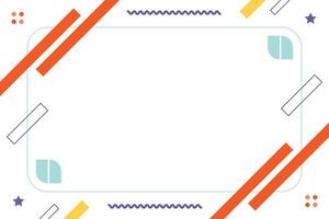 Abstract geometric shape element background template vector