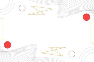 Abstract wireframe geometric shape element background template vector