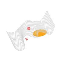 Abstract wireframe geometric shape element vector