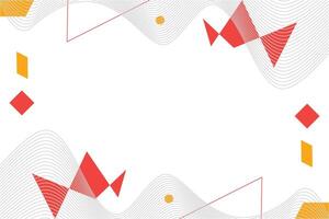 Abstract wireframe geometric shape element background template vector