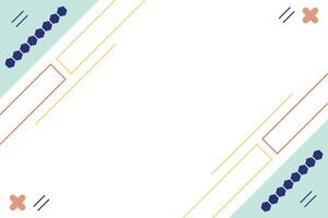 Abstract geometric shape element background template vector
