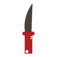 knife on white background vector