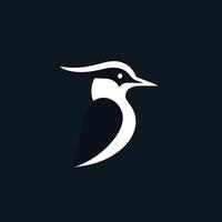 A sleek and modern logo design featuring a stylized lapwing bird head, rendered in a flat minimal style. Bird Head Logo Design. Bird Face Logo. Bird Head Logo. Logo Design. vector