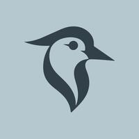 A sleek and modern logo design featuring a stylized lapwing bird head, rendered in a flat minimal style. Bird Head Logo Design. Bird Face Logo. Bird Head Logo. Logo Design. vector