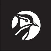A sleek and modern logo design featuring a stylized lapwing bird head, rendered in a flat minimal style. Bird Head Logo Design. Bird Face Logo. Bird Head Logo. Logo Design. vector