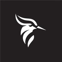 A sleek and modern logo design featuring a stylized lapwing bird head, rendered in a flat minimal style. Bird Head Logo Design. Bird Face Logo. Bird Head Logo. Logo Design. vector