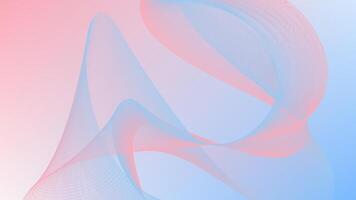 Horizontal Light Abstract Background with Dynamic Waves and Modern Purple Blue Gradient vector