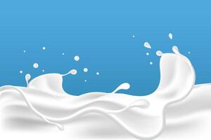 milky waves background. additional elements of milk design vector