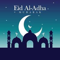 Eid al adha background design vector