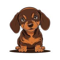 a brown dog with a brown face and a brown face vector
