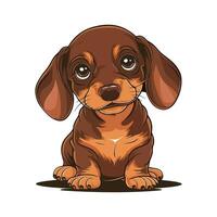 a brown dog with a brown face and a brown face vector