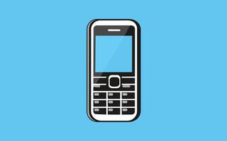 Mobile Phone Icon in Format vector