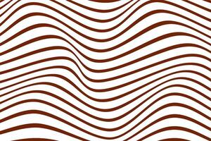 simple abstract earthtone chocolate color wavy distort pattern abstract pattern of brown and white lines on a white background vector