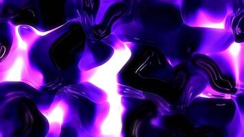 Abstract purples fluid flow seamless loop slow motion background video