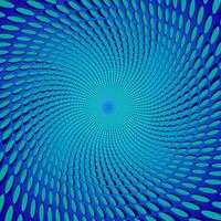 Blue abstract background decorated with a geometric pattern in the form of ovals arranged in a circle vector