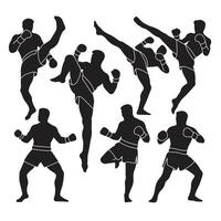 Muay Thai,Symbol and icon illustration. vector