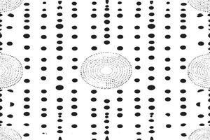Linear Halftone Pattern with Circles and Speckles - Polka Dot Background vector