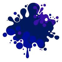 abstract complex shape, fluid blotch spot image as template for background. Dynamical colored rounded backdrop. vector