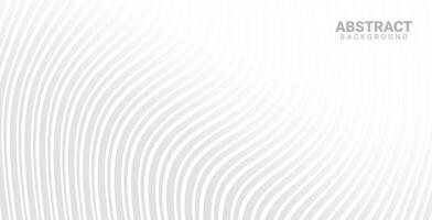 grey wavy lines abstract background vector