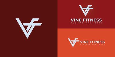 Abstract initial triangle letters VF or FV logo in silver white color isolated on multiple background colors. The logo is suitable for gym business logo design illustration inspiration template vector