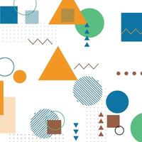 Flat geometric background. Abstract background. vector