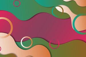 Fluid geometric background. vector