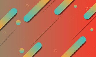 Fluid flow gradient with geometric line. vector