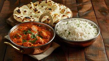 Mouthwatering Chicken Tikka Masala in Copper Pan photo