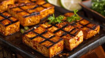 Sizzling Grilled Tofu with Flavorful Marinade photo