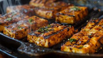 Sizzling Grilled Tofu with Flavorful Marinade photo