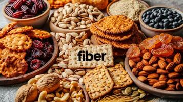 High-Fiber Snacks Platter for a Balanced Diet photo