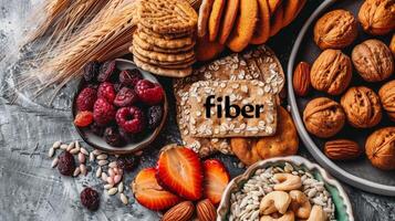 High-Fiber Snacks Platter for a Balanced Diet photo