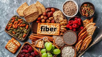 High-Fiber Snacks Platter for a Balanced Diet photo