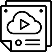 Document Icon. Multimedia Document Icon vector
