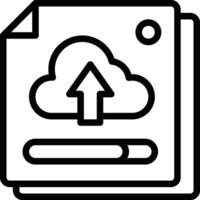 Uploud File Icon. Drag and drop sign vector